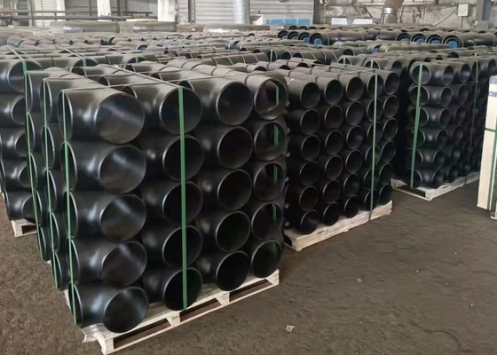 El extremo estándar de JIS soldó con autógena las instalaciones de tuberías que la pintura negra Q235 codea
