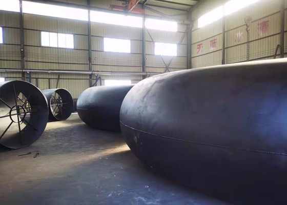 180 pintura del negro de la curva de tubería de acero del carbono del grado 2.a 3d 5d