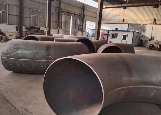 48&quot; grado Astm A234 Wp5 de la curva de tubería de acero del carbono de X 12m m 90
