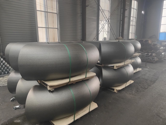 El extremo de acero del codo de carbono del Cs de Astm A234 Wpb B16.9 Sch40 soldó con autógena la pintura anti del moho