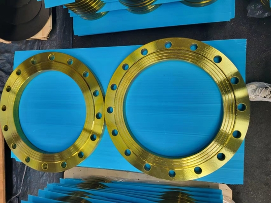 Reborde 316L del acero inoxidable del RF 304 de la placa del estruendo Pn16 de BS4504 para la industria petroquímica