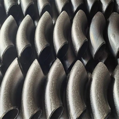 Codo de acero ASME arruinado arena B16.9 de 90 grados de carbono de ASME 180 grados