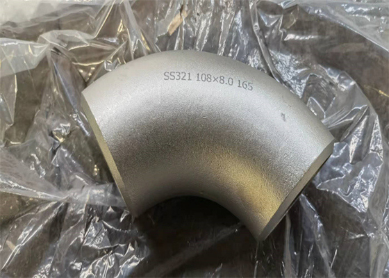 Acero inoxidable de SMLS 316 codo ASTM SCH160 SCH120 de 90 grados
