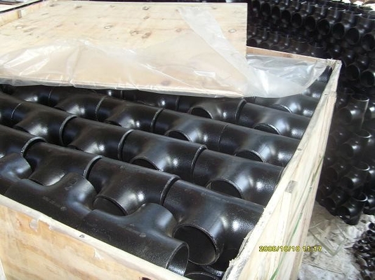 Colocaciones EN10253-2 del tubo sin soldadura de P265GH 4 pulgadas codo de 90 grados 1 pulgada