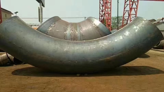 Curva de tubería de acero del carbono Sch160 Astm B16.9 radio de 180 grados de largo Din2605 St35.8