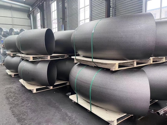 Acero de carbono de las instalaciones de tuberías de la soldadura a tope de API5l codo DN600-DN1800 de 90 grados