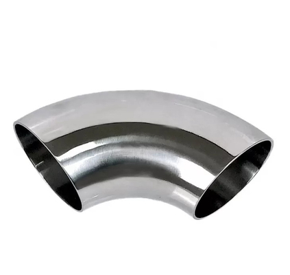 Codo de acero inoxidable Sch20 Sch40 Sch80 Ss321 del radio largo del estruendo de 8 pulgadas