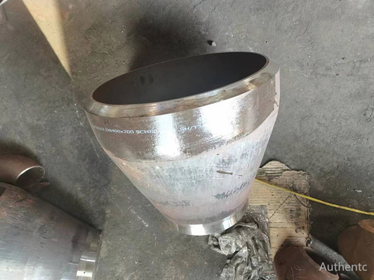 Astm A234 Wpb que pule con chorro de arena las instalaciones de tuberías excéntricas inconsútiles del reductor concéntrico