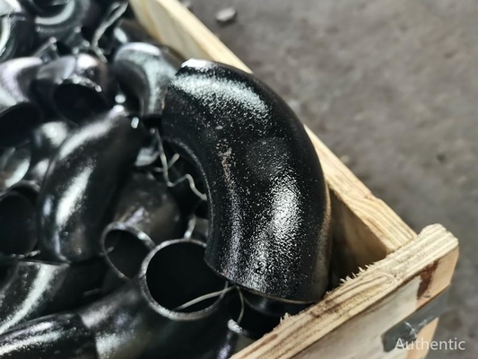 Codo de acero 45 de carbono codo de la soldadura de extremo de 90 grados para la instalación de la tubería