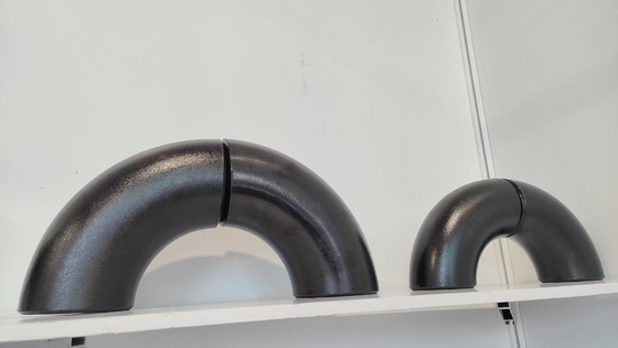 45 90 180 grados Codo A234 Acero Acero de carbono Pipe de ajuste