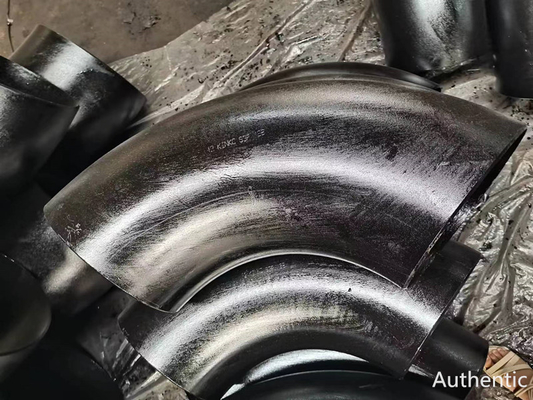 El codo de acero al carbono de 24 pulgadas de trasero soldado ASTM A234 B16.9 ANSI 3 pulgadas