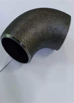 1-1/4 codo de acero suave de 90 grados del OEM de la pulgada alrededor del empaquetado de madera principal del caso
