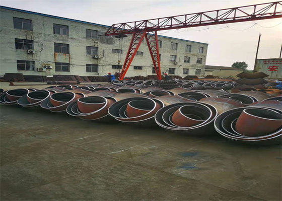 Instalaciones de tuberías Buttweld de acero del EN 10253-2 ASTM A420 WPL6 del codo de carbono de la soldadura a tope