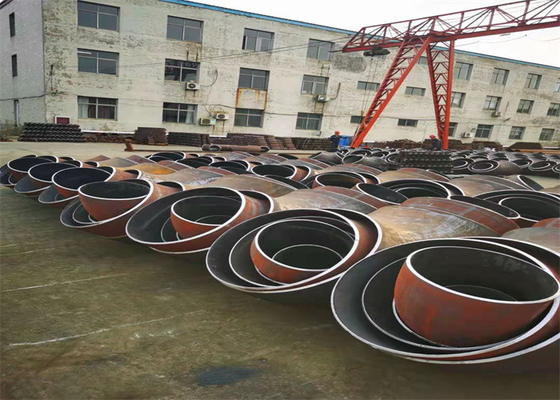 Instalaciones de tuberías Buttweld de acero del EN 10253-2 ASTM A420 WPL6 del codo de carbono de la soldadura a tope