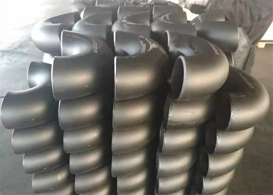 La luz de las colocaciones S235 P245GH P265GH del tubo sin soldadura EN10253-1 engrasó el codo del tubo de 45 grados