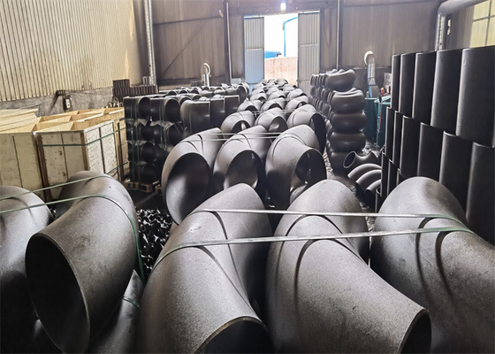 90 grados forjaron el aceite negro de la pulgada ASTM A860 WPHY 60 de acero del codo 8 galvanizado
