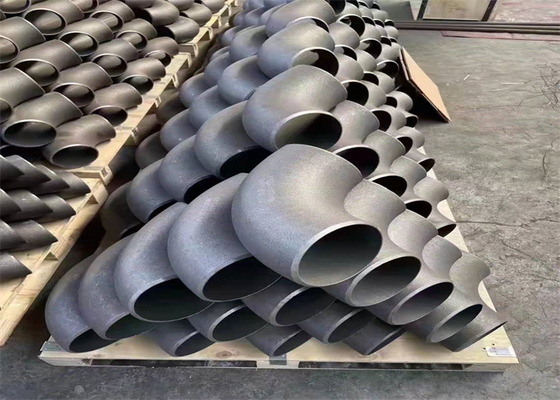 90 grados forjaron el aceite negro de la pulgada ASTM A860 WPHY 60 de acero del codo 8 galvanizado