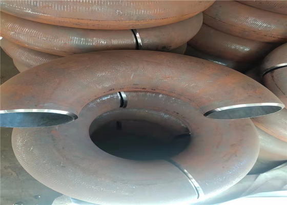 Instalaciones de tuberías de la soldadura de extremo de ASTM B16.9 petróleo del gas de 90 grados