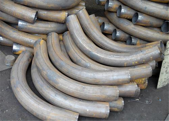 La curva de tubería de acero del carbono ST35.8 galvaniza las colocaciones del petróleo y gas del tratamiento térmico