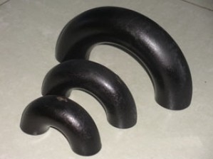 Radio largo curva de tubería de acero del carbono de 180 grados Asme B16.9 SCH20