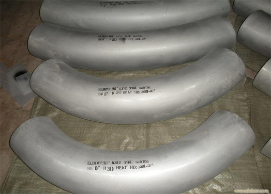 Codo del tubo de la soldadura de extremo de SCH10S SCH40S