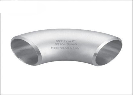 Codo del tubo de la soldadura de extremo de SCH10S SCH40S