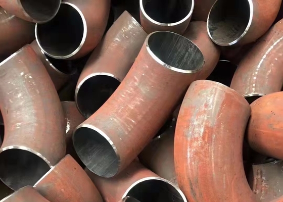 90 Grados Ped Api Codo de acero al carbono Instalación de tuberías sin soldadura St35.8